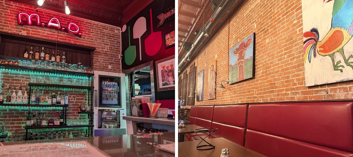 M.A.D. Pizza Menu